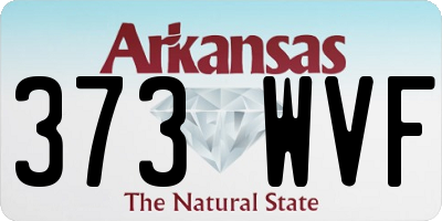 AR license plate 373WVF