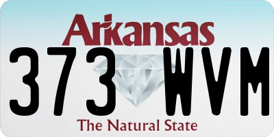 AR license plate 373WVM