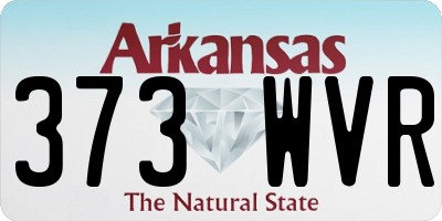 AR license plate 373WVR