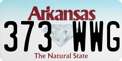 AR license plate 373WWG