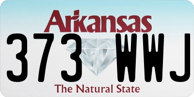 AR license plate 373WWJ