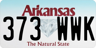 AR license plate 373WWK