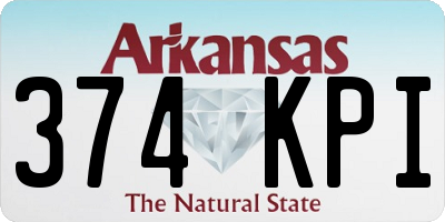 AR license plate 374KPI
