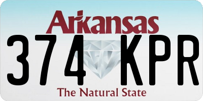 AR license plate 374KPR