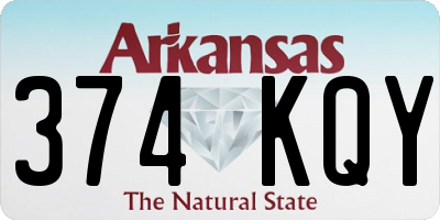 AR license plate 374KQY