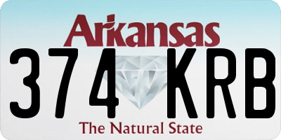 AR license plate 374KRB