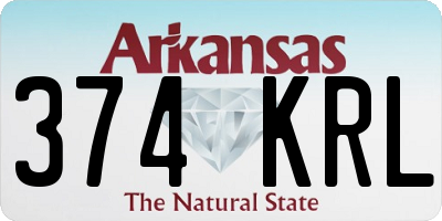 AR license plate 374KRL