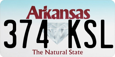 AR license plate 374KSL