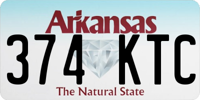 AR license plate 374KTC