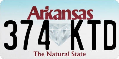AR license plate 374KTD