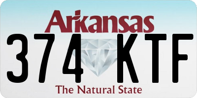 AR license plate 374KTF