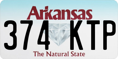 AR license plate 374KTP