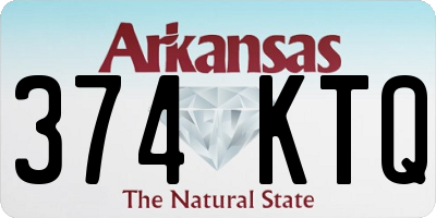 AR license plate 374KTQ