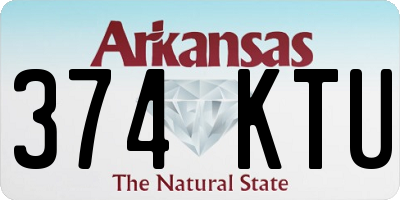 AR license plate 374KTU