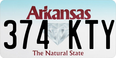 AR license plate 374KTY