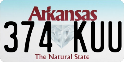 AR license plate 374KUU