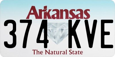 AR license plate 374KVE