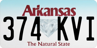 AR license plate 374KVI