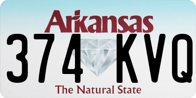 AR license plate 374KVQ