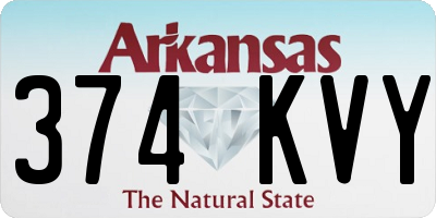 AR license plate 374KVY