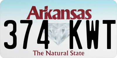 AR license plate 374KWT