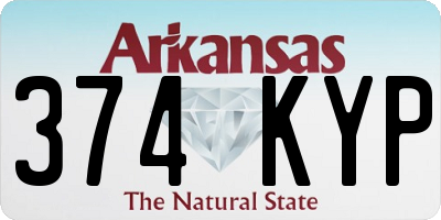 AR license plate 374KYP