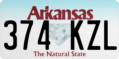 AR license plate 374KZL