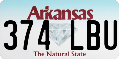 AR license plate 374LBU