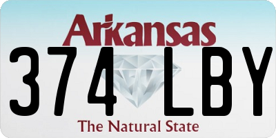 AR license plate 374LBY