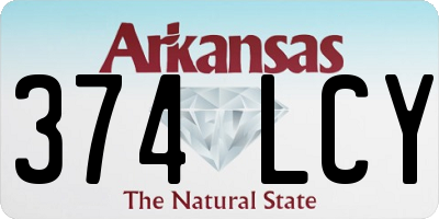 AR license plate 374LCY