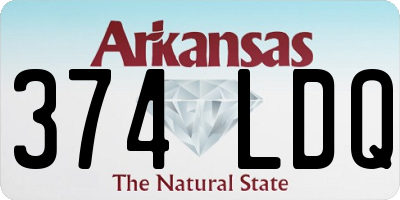 AR license plate 374LDQ