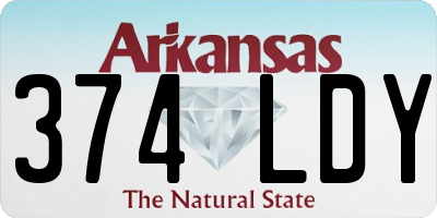 AR license plate 374LDY