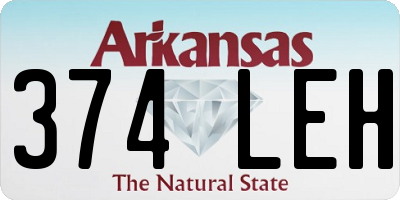 AR license plate 374LEH