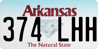 AR license plate 374LHH
