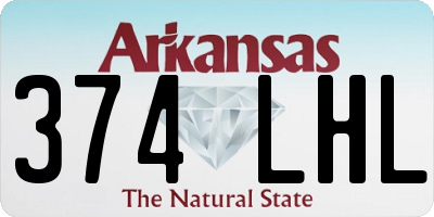 AR license plate 374LHL