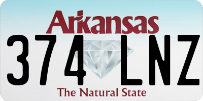 AR license plate 374LNZ