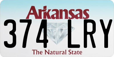 AR license plate 374LRY