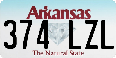 AR license plate 374LZL
