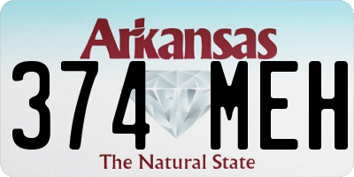 AR license plate 374MEH