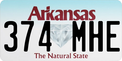 AR license plate 374MHE