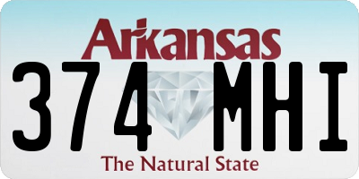 AR license plate 374MHI