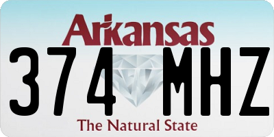 AR license plate 374MHZ
