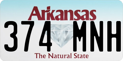 AR license plate 374MNH