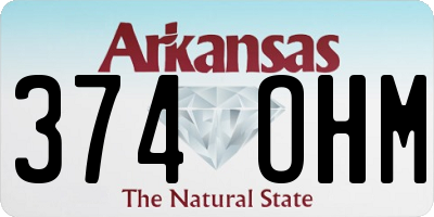 AR license plate 374OHM