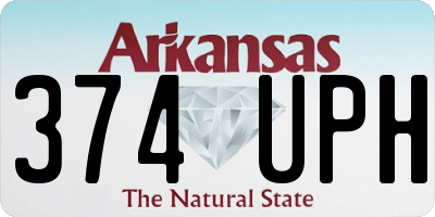 AR license plate 374UPH