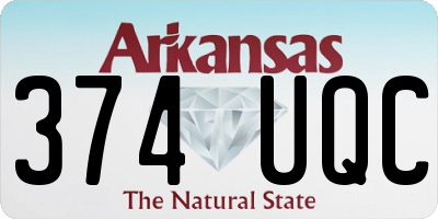 AR license plate 374UQC