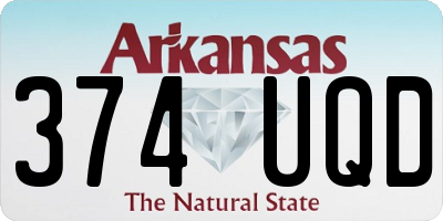 AR license plate 374UQD