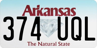 AR license plate 374UQL