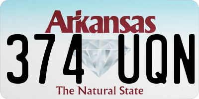AR license plate 374UQN