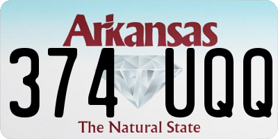 AR license plate 374UQQ